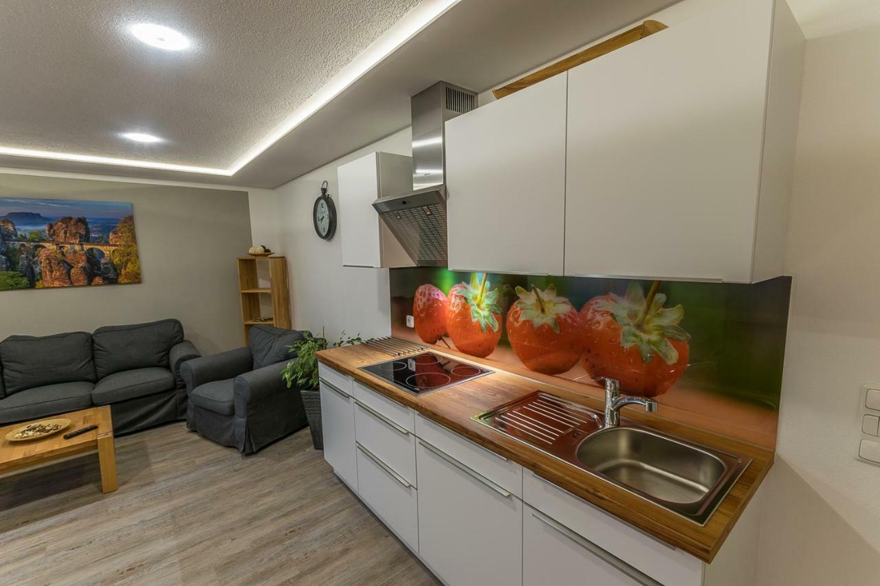 Ferienwohnung "Turmblick" Rathmannsdorf المظهر الخارجي الصورة
