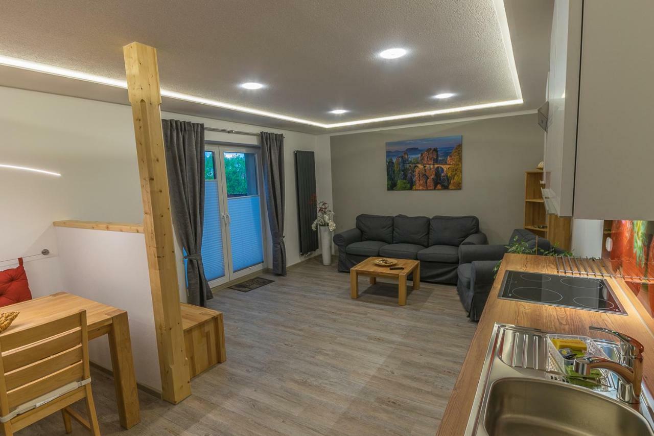 Ferienwohnung "Turmblick" Rathmannsdorf المظهر الخارجي الصورة