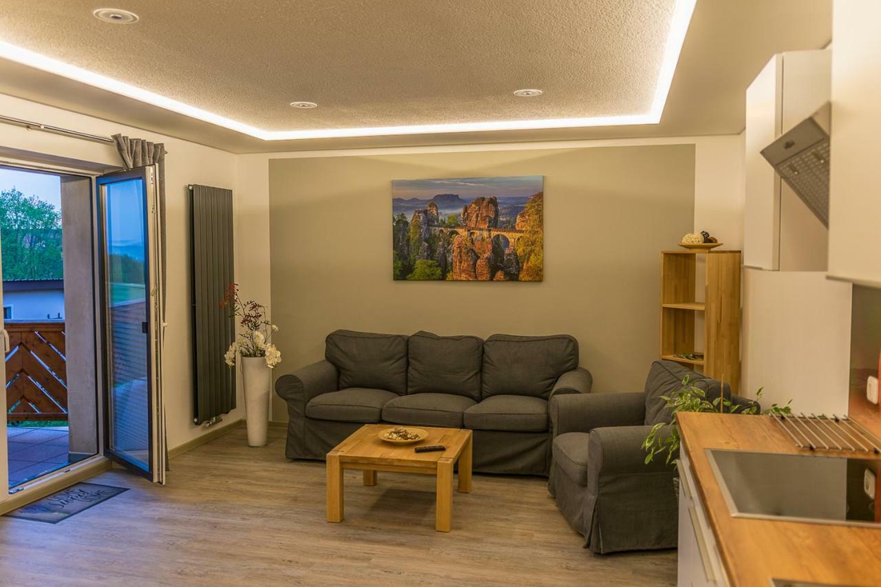 Ferienwohnung "Turmblick" Rathmannsdorf المظهر الخارجي الصورة